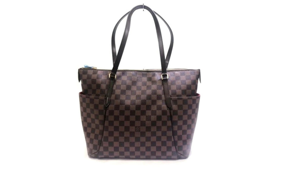 LOUIS VUITTON Tote Bag Totally Damier Ebene Brown